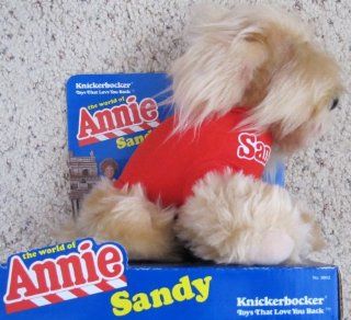 RARE The World of Annie PLUSH SANDY DOG in BOX Approx. 13" (Tail to Nose) LITTLE ORPHAN ANNIE (1982 Knickerbocker/Tribune): Toys & Games