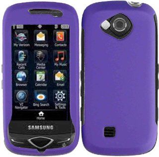 Dark Purple Hard Case Cover for Samsung Reality U820 U370: Cell Phones & Accessories