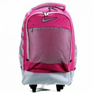 Nike 9A2212 Rolling Backpack 19" School Bag (Obsidian): Clothing