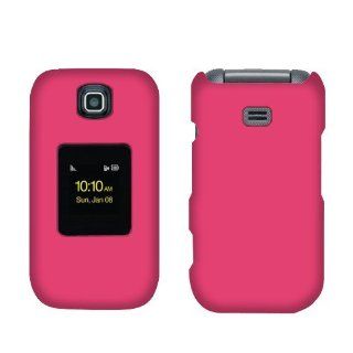 Samsung M370 Hot Pink Rubberized Cover: Cell Phones & Accessories