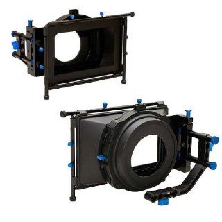 4x5.65" DSLR Matte Box Dual Filter Trays for 15mm Rod Sytem DSLR 5D 7D 650D 5DIII by Wmicro : Home Security Systems : Camera & Photo