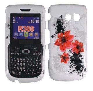 Red Lily Hard Case Cover for Straight Talk Samsung R375C Cell Phones & Accessories