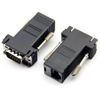 Estoreimport  2x VGA Extender Extention Over 66ft 30m Cat5/cat6/rj45 Cable Adapter Connector Computers & Accessories