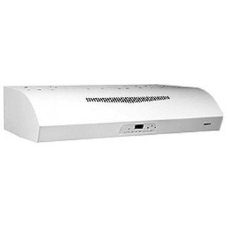 Broan QP330WW 450 CFM 30" Wide Steel Under Cabinet Range Hood with Heat SentryTM and a Single C, White: Kitchen & Dining