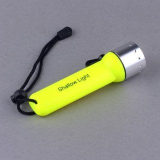 Ostart 500 LM CREE Q5 LED Diving Flashlight Torch Waterproof Scuba Light Lamp   Yellow : Sports & Outdoors
