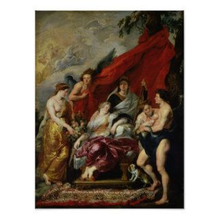 The Birth of Louis XIII  at Fontainebleau Poster