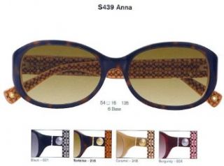 Coach Anna S439 Sunglasses(Color Code=Caramel,Frame Size=54 16 135): Clothing