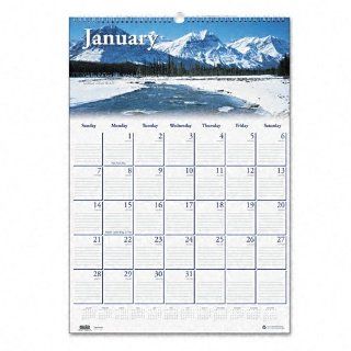 Wall Calendar, Monthly, 12x16 1/2 HOD378 : Office Products