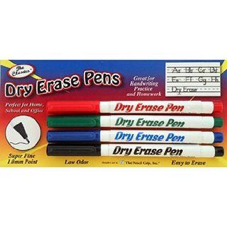 The Classics 1.0mm Super Fine Point Pen Tip Dry Erase Markers, Assorted Colors (TPG 385) : Pencil Dry Erase Marker : Office Products