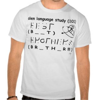 Alien Lang Study (101) Tee Shirts