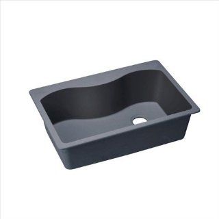 Elkay ELGS3322RGY0 Harmony 22" x 33" Single Basin Drop In Granite Composite Kitchen Sink, Dusk Gray   Single Bowl Sinks  