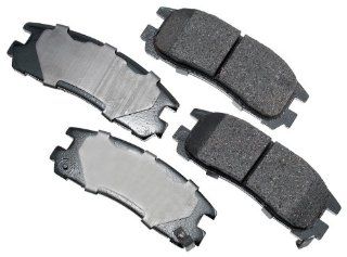 Akebono ACT383 ProACT Ultra Premium Ceramic Brake Pad Set: Automotive