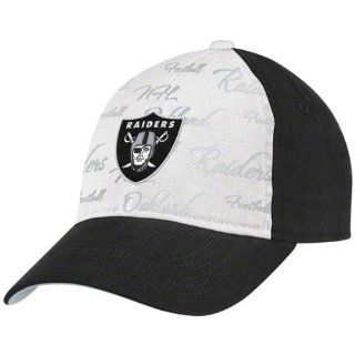 Oakland Raiders Women's Hat Foil Print Adjustable Hat  Sports Fan Baseball Caps  Sports & Outdoors