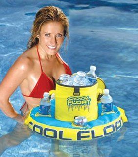 Inflatable 10 Quart Floating Ice Chest: Toys & Games