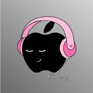 Pink Headphones Decal Sticker for 21.5 and 27 inch Apple iMac Desktop: Computers & Accessories
