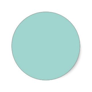 Background Color   Blue Round Stickers