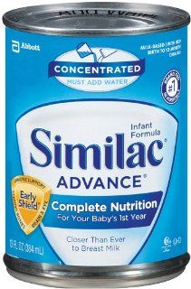 Similac Advance Infant Formula with Iron, Concentrated Liquid, 13 Fluid Ounces (384 ml) (Pack of 12) Health & Personal Care