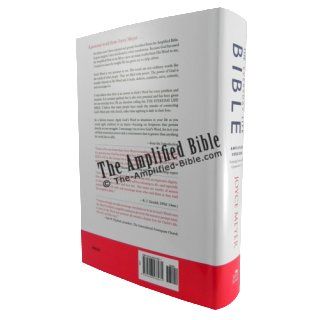 The Everyday Life Bible: The Power of God's Word for Everyday Living, Amplified Version: Joyce Meyer: 9780446578271: Books