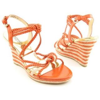MICHAEL KORS Summer Wedge Orange Shoes Womens 6.5: Shoes