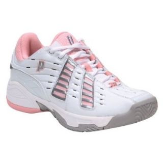 Prince Women's T20 Tennis Shoe  White/Pink (7.5): Shoes