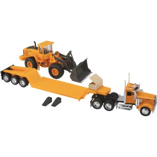 New Ray Die-Cast Truck Replica — Kenworth W900 with Front Loader, 1:32 Scale, Model# SS-11295