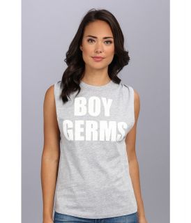 StyleStalker Boy Germs Tank Womens Sleeveless (Gray)