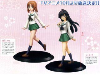 Girls und Panzer DXF figure GIRLS und PANZER anime prize Banpresto (all two full set) (japan import): Toys & Games