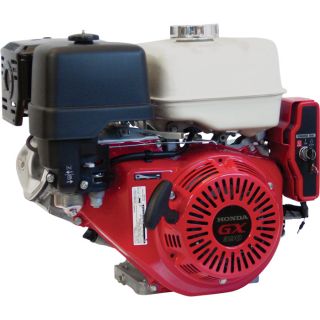 Honda Horizontal Ohv Engine With Electric Start — 389cc, Gx Series, 1in 