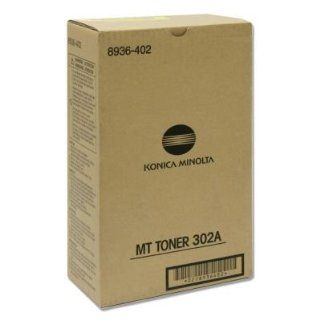 Konica Minolta Type 302A Black Toner Cartridge (8936 402): Office Products