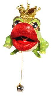 Shop Big Kiss Marry Me Frog Engagement Ring Holiday Ornament Katherine's Collection at the  Home Dcor Store