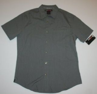 HAWK   Tony Hawk Young Men's Short Sleeve Dress Shirt   Gray (Small, Gray) at  Mens Clothing store