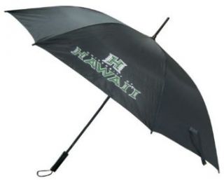 Islander Umbrella University of Hawaii Black, Green One Size: Clothing