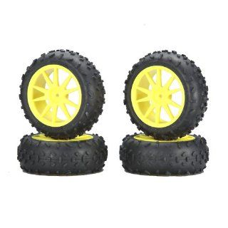 Foil pre glued high traction tire (yellow / Mini Inferno) IHTH06Y (japan import): Toys & Games