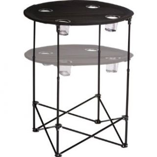 Picnic Plus Scrimmage Tailgate Table (Black) Clothing