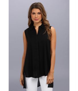 Kenneth Cole New York Candida Blouse Womens Blouse (Black)