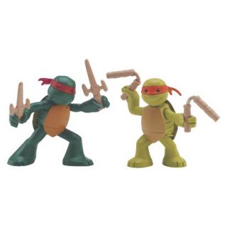Teenage Mutant Ninja Turtles Ninjas in Training Michelagelo and Raphael