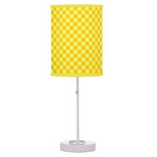 Yellow Combination Diamond Checkerboard Lamp