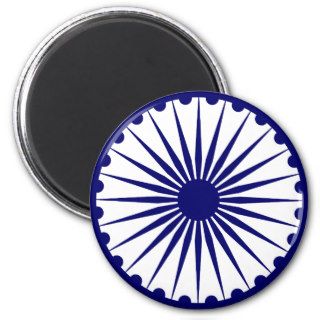 Ashoka Chakra, India flag Refrigerator Magnet