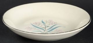 Alliance Regal Coupe Soup Bowl, Fine China Dinnerware   Pink Flowers,Turquoise L