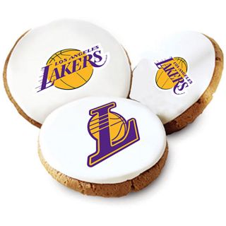 Mrs. Fields La Lakers Logo Butter Cookies (pack Of 12)