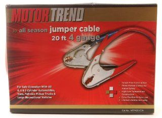 Motor Trend MTP420 CCA 20 Foot Jumper Cables with Parrot Clamps, 500 AMP: Automotive
