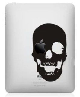 Big Dragonfly Stylish Creative Logo Vinyl Decal Sticker for Apple iPad mini Scary Black Skull Computers & Accessories