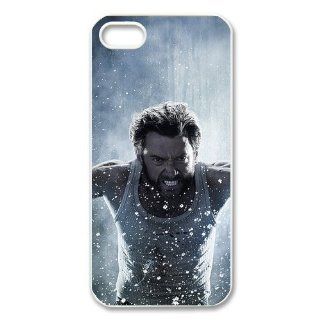 Custome MovieWolverineActor Hugh Jackman Superstar Handsome Man Phone Case Apple iPhone 5,5S Hard Plastic Shell Case Cover  VC 2013 01132 Cell Phones & Accessories