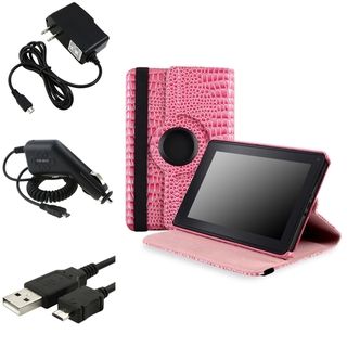 BasAcc Pink Case/ Chargers/ Cable for  Kindle Fire BasAcc Tablet PC Accessories