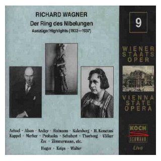 Vienna State Opera Live Volume 9   Wagner: Der Ring des Nibelungen Highlights (1933 1937)(Koch)(2 CD Box Set): Music