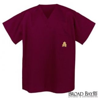 ASU Logo Scrubs Top Shirt  Arizona State University Men Ladies: Clothing