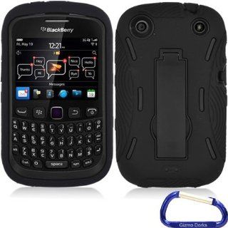 Gizmo Dorks Hybrid Cover Case with Stand for the RIM Blackberry Curve 9310, Black: Cell Phones & Accessories