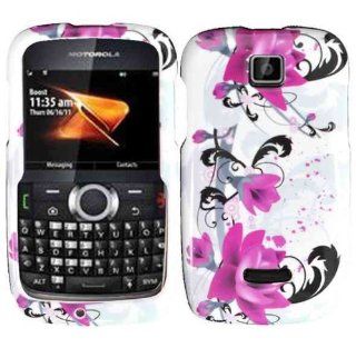 Pink Splash Hard Case Cover for Motorola Theory WX430: Cell Phones & Accessories