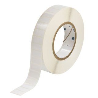 Brady THT 59 423 10 1" Width x 0.5" Height, B 423 Permanent Polyester, Gloss Finish White Thermal Transfer Printable Label (10000 per Roll): Industrial & Scientific