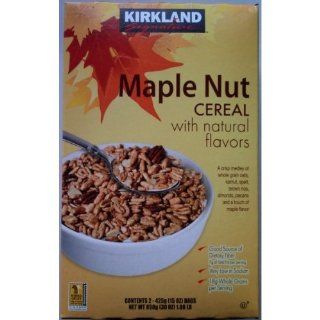 Kirkland Maple Nut Cereal 2 x 425gm : Grocery & Gourmet Food